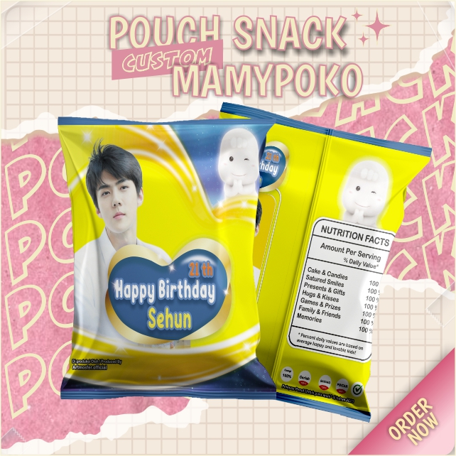 

Snack Pouch Jumbo Custom Mamypoko
