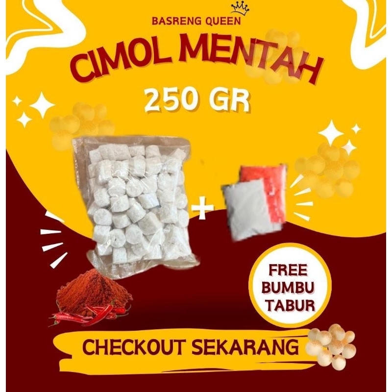 

Cimol Mentah murah,enak khas dengan Bawang Putih 250g (FREE BUMBU TABUR/CHILI OIL)