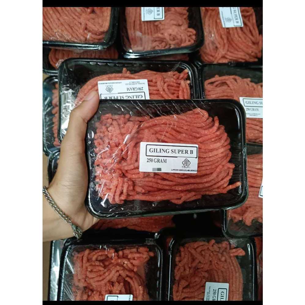 

DAGING SAPI GILING SUPER B 250 GR