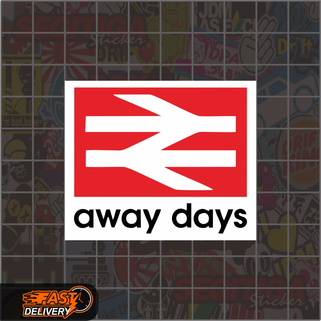 

Sticker Casual Away Days Ukuran 6 x 5 Cm