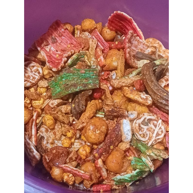 

kerupuk seblak mix renyah