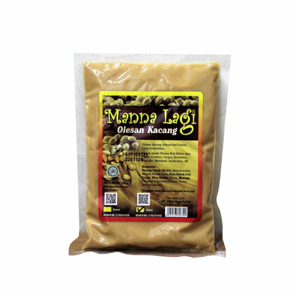 

Selai Kacang Manna lagi Manalagi Peanut Butter 250 gr