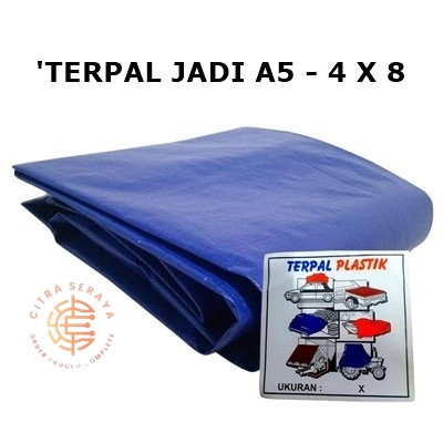 Terpal Plastik 4x8 (A5) - Terpal Jadi - Terpal Tenda - Terpal Kolam