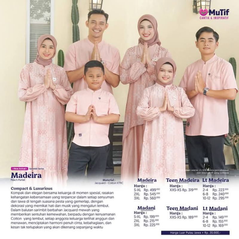 Madeira Gamis Pecah Parfait By Mutif