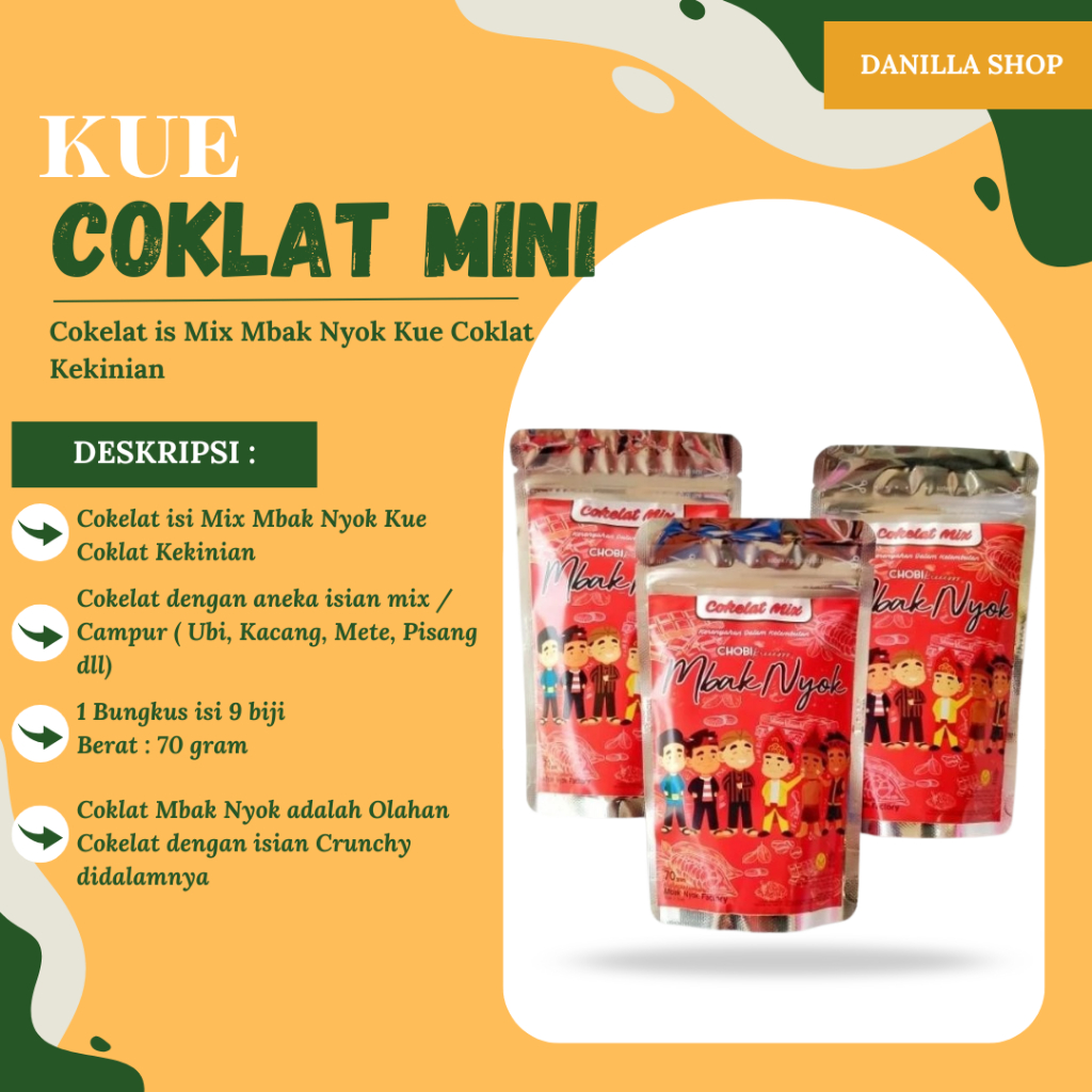 

Cokelat is Mix Mbak Nyok Kue Coklat Kekinian Premium
