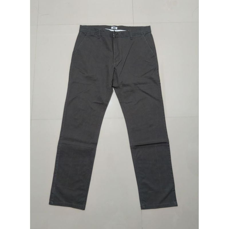 Celana chino panjang pria slimfit preloved