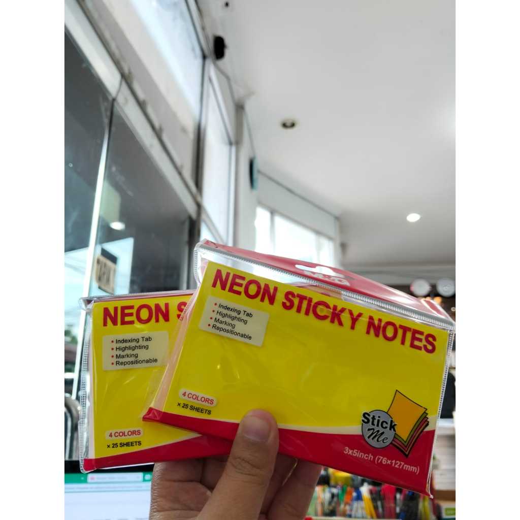 

STICKY NOTE 4 WARNA TUMPUK / NOTES TEMPEL 3X5 INCH