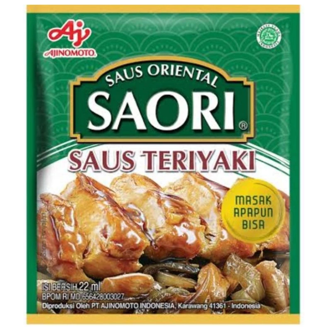 

Saori Saus Teriyaki Sachet 22 ml