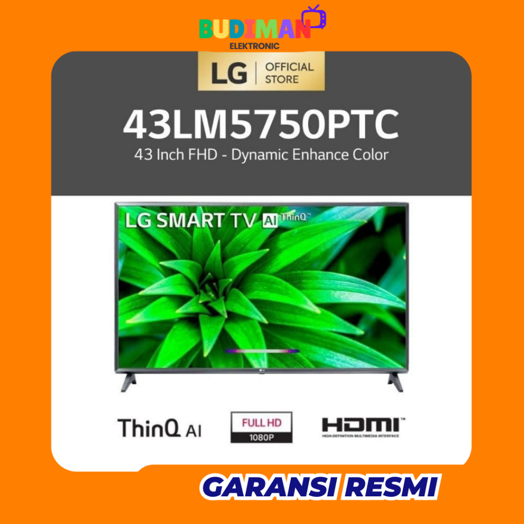 TV LG 43 INCH SMART TV DIGITAL TV GOOGLE YOUTUBE FULL HD 43LM5750PTC
