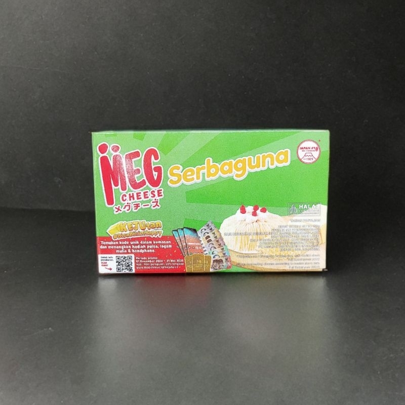 

Keju Meg Serbaguna - Versatile Keju Meg, keju chedar olahan 120gr