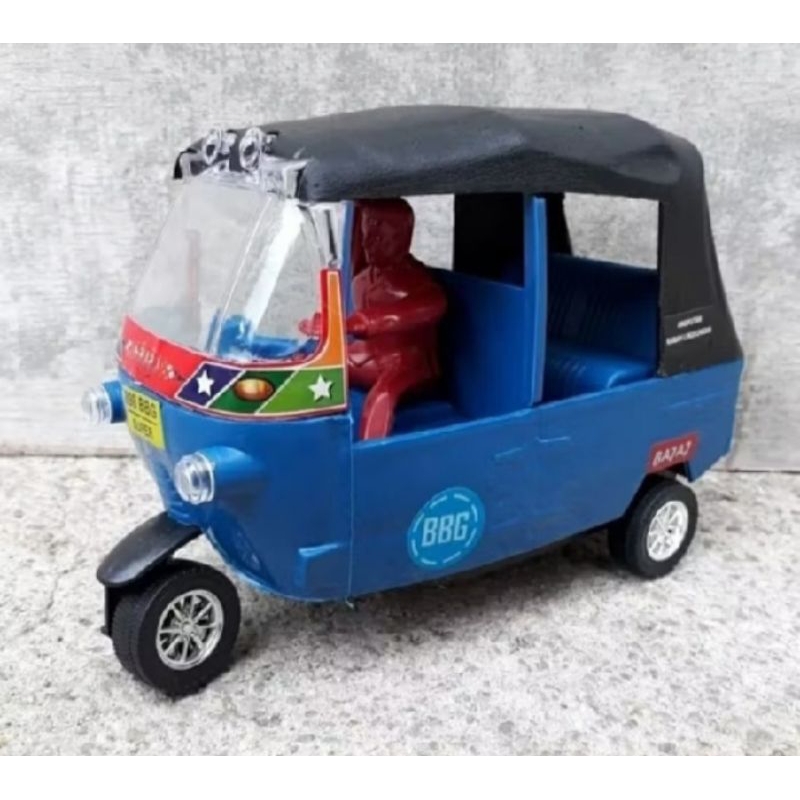 Mainan Anak Bajai Becak Motor Friction