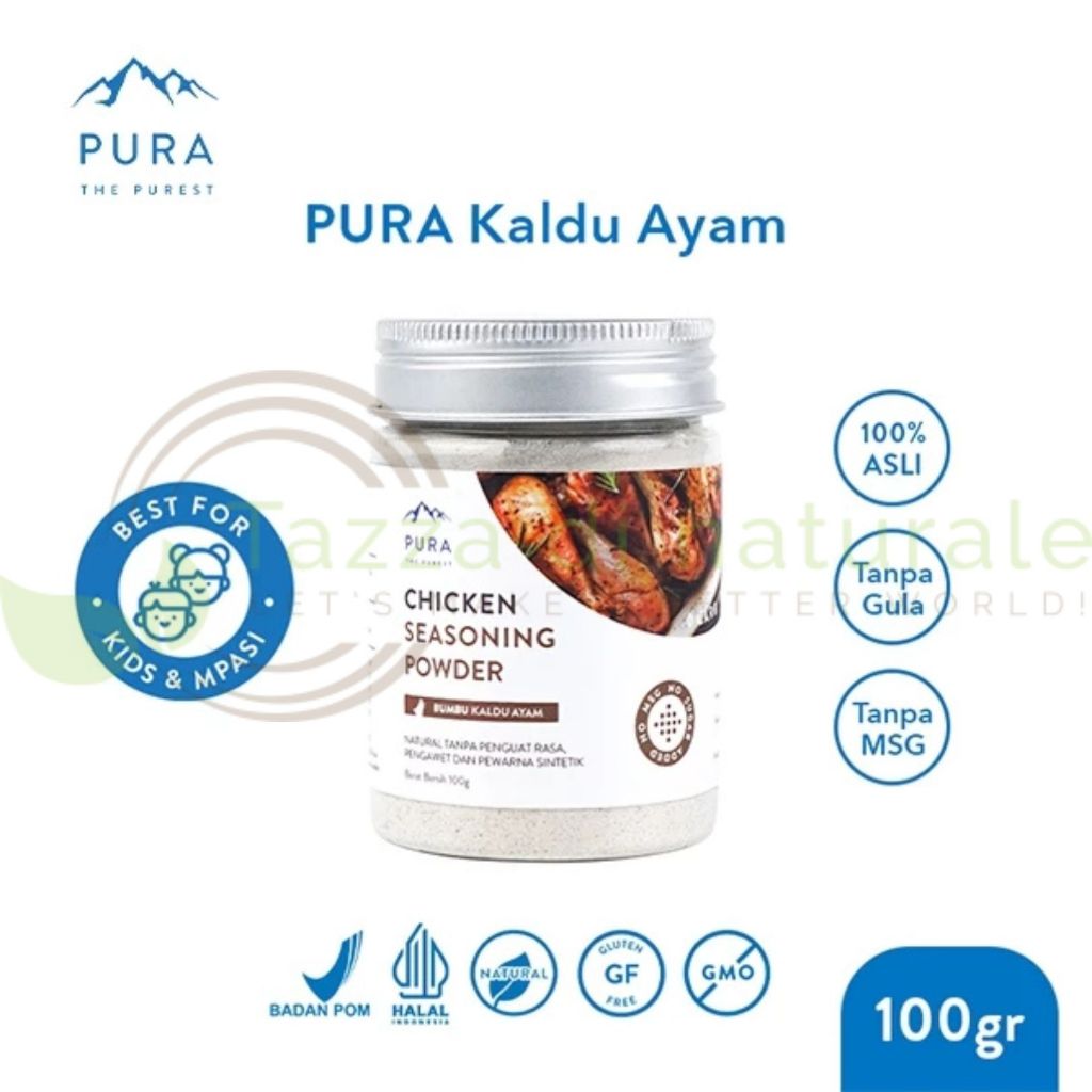 

Pura Kaldu Asli | Bumbu Kaldu Ayam (100gr) - Chicken Seasoning Powder BB Booster No Msg No Gula