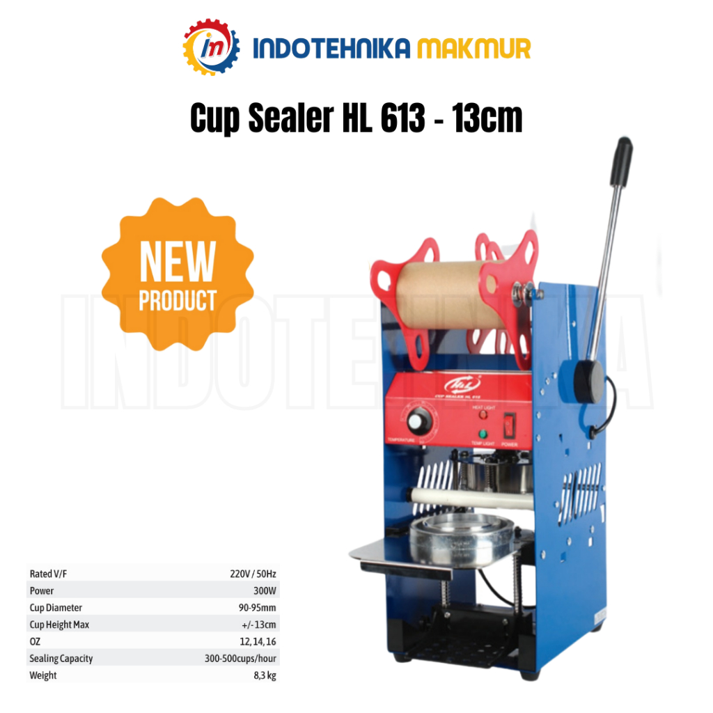 Mesin Cup Sealer Alat Press Gelas Plastik CUP Minuman HL613 HL 615 H&L HNL / Mesin Penyegel Pres Gel