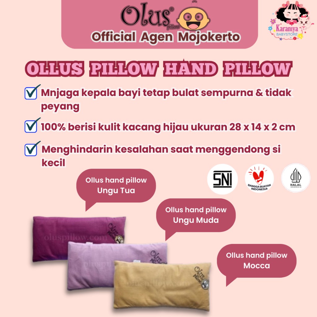 Olus Hand Pillow Bantal Menyusui Olus Pillow