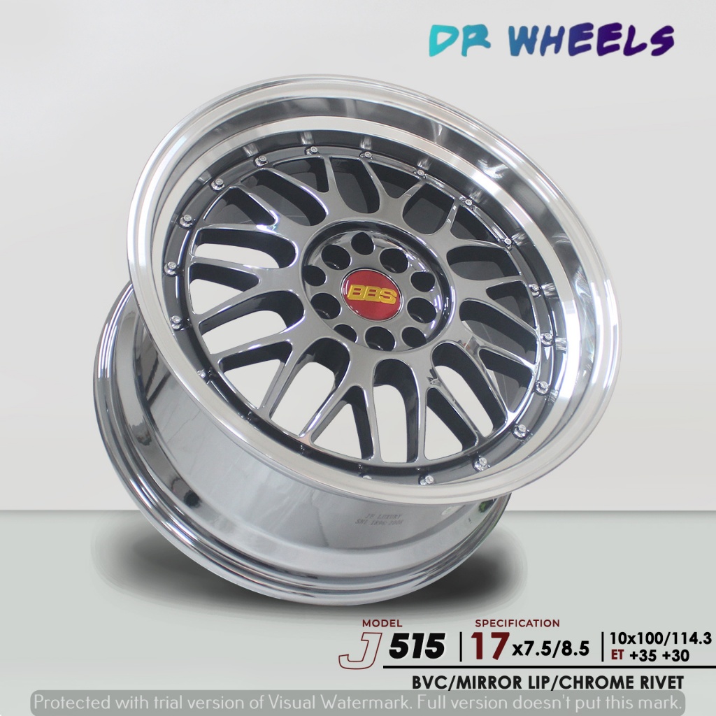 Velg mobil bbs murah lebar celong ring 17 untuk mobil ft86,sienta,xpander dll