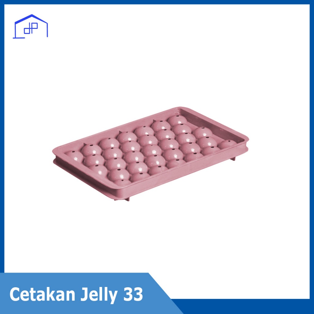 Cetakan Jelly 33 - Cetakan Jelly Plastik - Cetakan Jeli Bulat - Cetakan Puding Mini - Cetakan Es Bat
