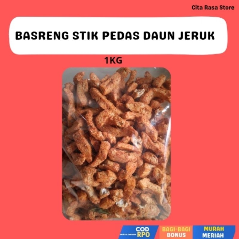 

COD !! BASRENG VIRAL / BAKSO GORENG PEDAS DAUN JERUK KEMASAN 1KG