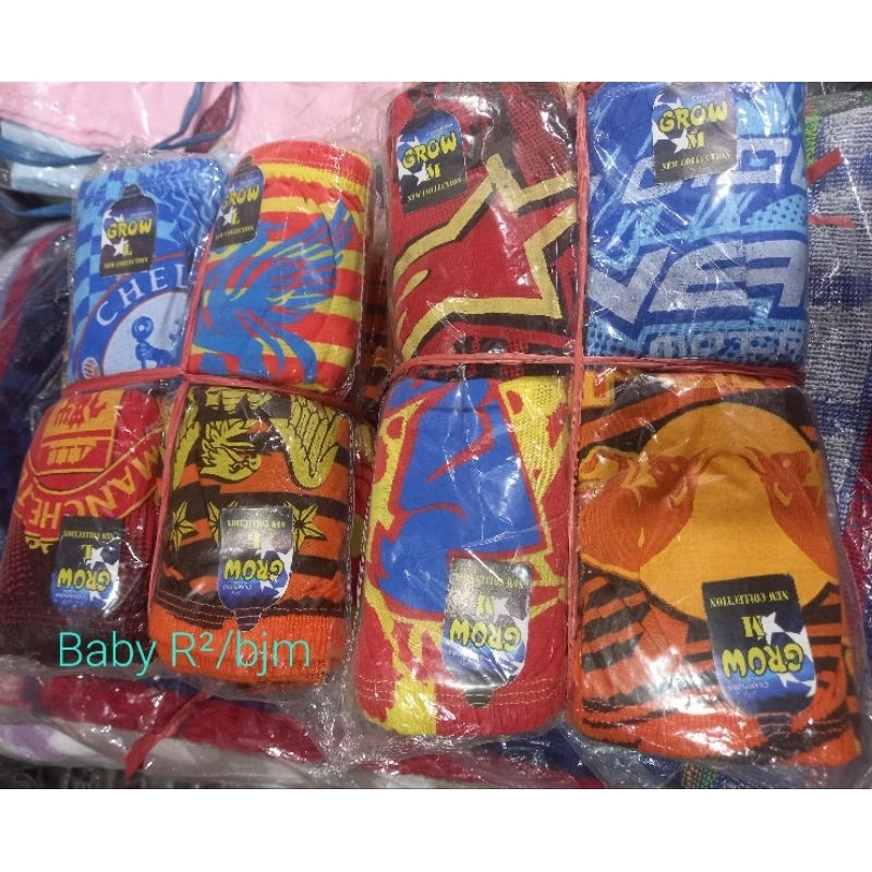 (GROSIR/LUSINAN) 12pcs Cd/Celana dalam Anak Grow/12lembar