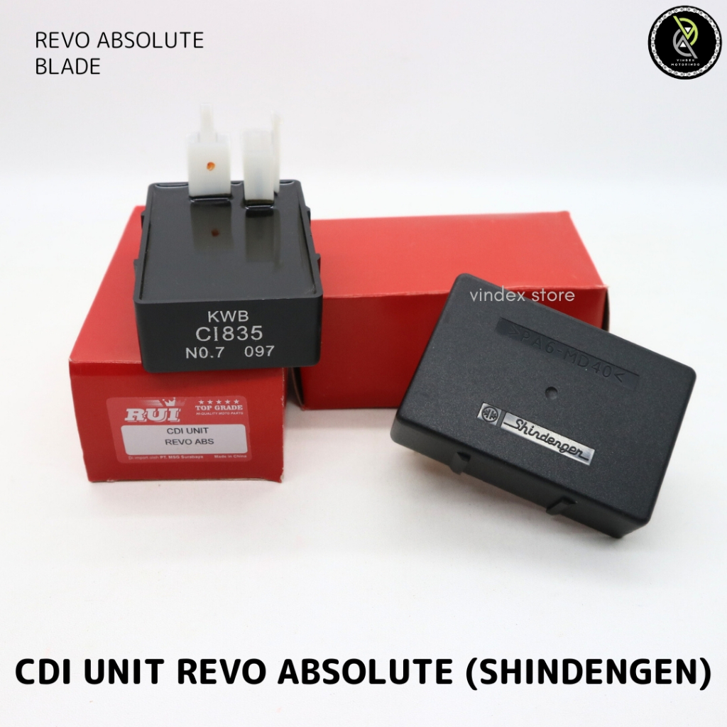 CDI UNIT MOTOR HONDA REVO ABSOLUTE BLADE NEW OLD REVO ABS KWB SHINDENGEN