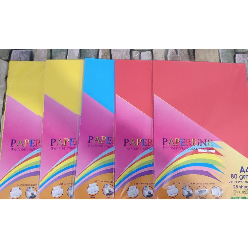

kertas paper fine (kertas warna)