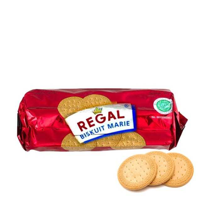 

Biskuit Regal 120gram / Regal 120gr / Marie Regal 120 / Biskuit Marie Regal