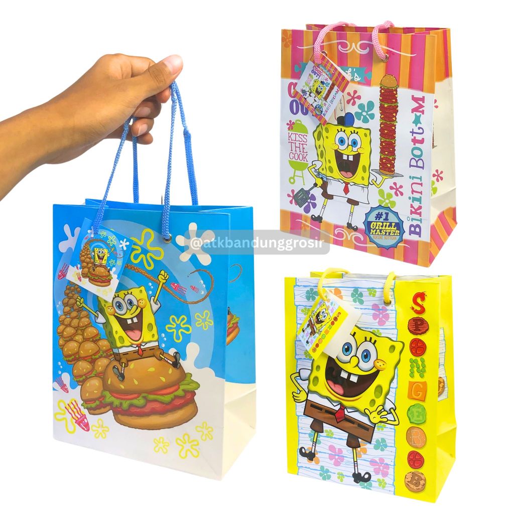 

Paper Bag Kiky Motif Fancy Ukuran B (Kecil) Tas Tali Sovenir Goodie Bag Hadiah Kado - SATUAN