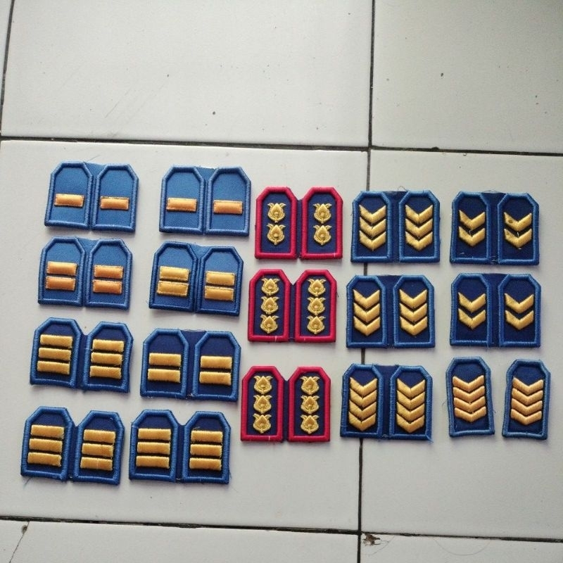 pangkat dishub kerah pdl/tanda pangkat kerah dishub/pangkat pdl dishub