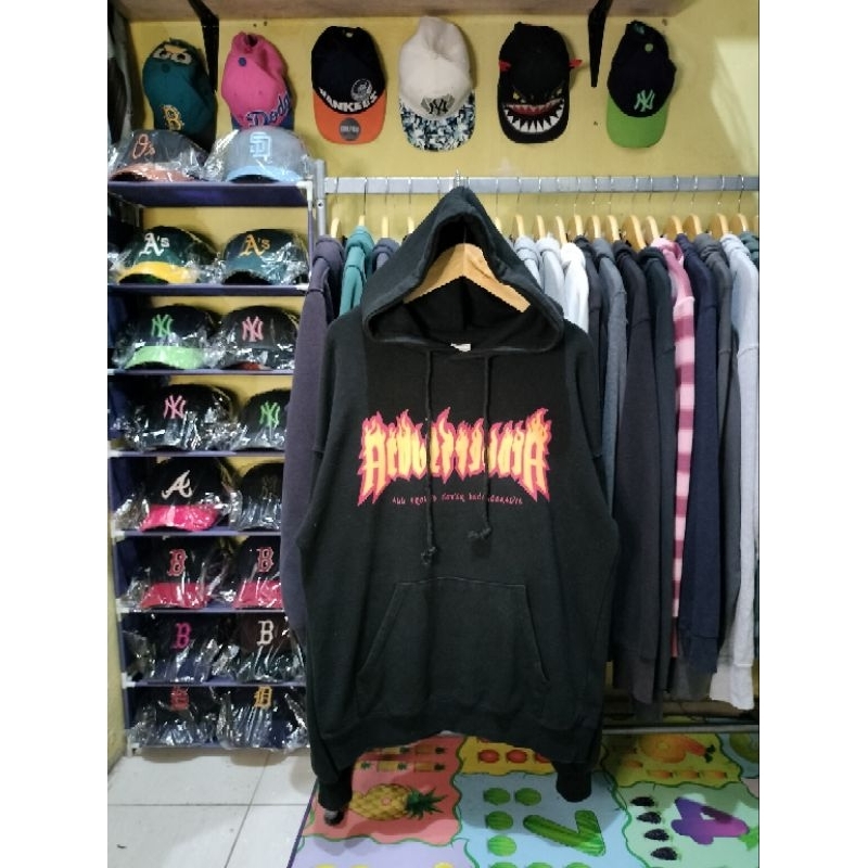 Hoodie Acover Hitam