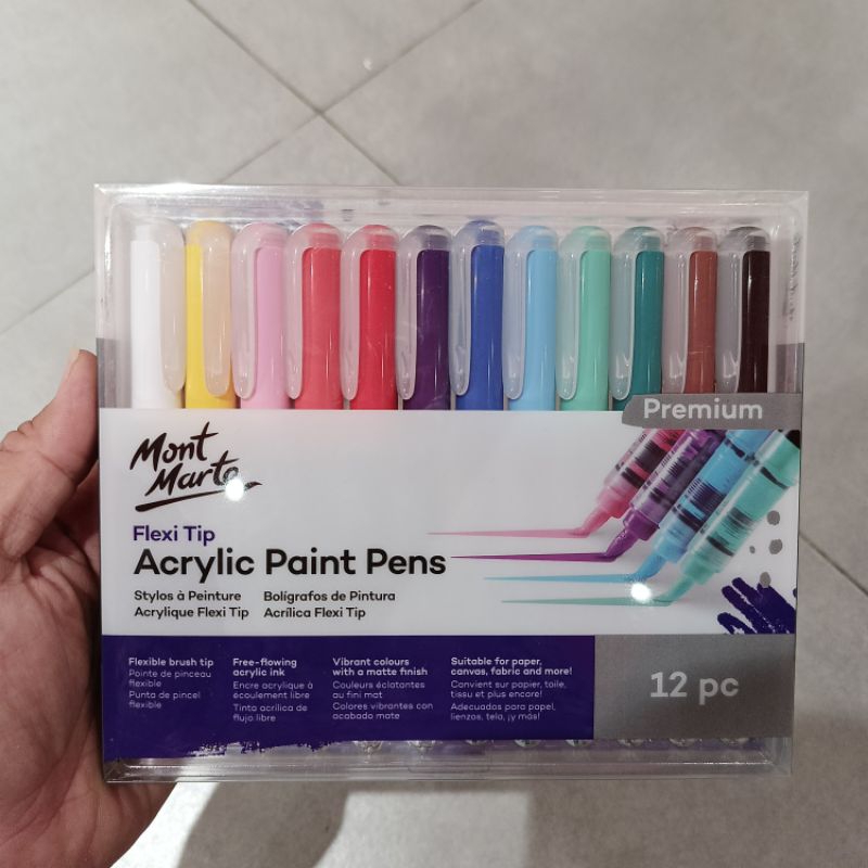 

Mont Marte Arcylick Paint Pent (12 Pcs) / Pack