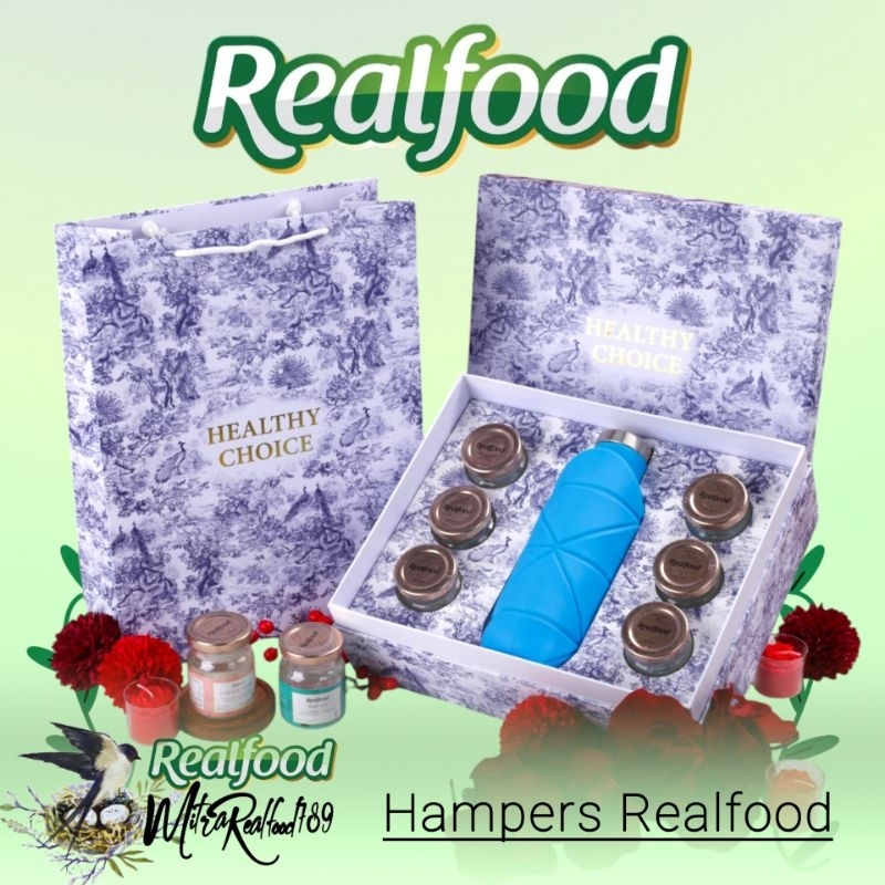 

Hampers Realfood Birthday Ulang Tahun , Mother Day ( 6 Jar Hardbox Biru ) Isi Minuman Sarang Burung Walet & Chicken Bone Broth
