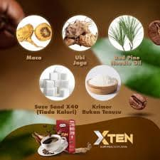 

X-TEN coffee || 1 box isi 15 sachet || kopi premium original malaysia || bisa COD