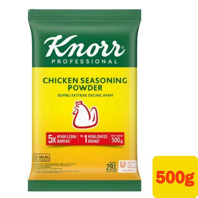 

Knorr Chicken Seasoning Powder / Penyedap Rasa Ayam 500g