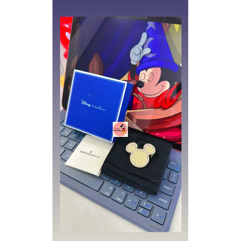 Brooch Mickey - Buttonscarves X Disney THE DREAM PARK SERIES