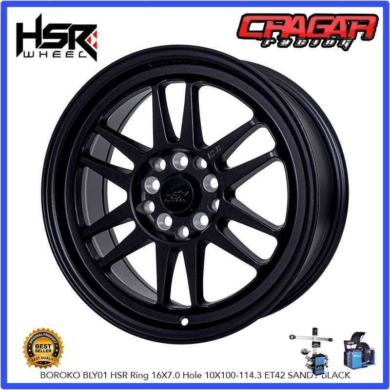 Velg/ Pelek Mobi Ring 16 Lubang 5 Buat Biante Serena Luxio Taruna Innova Dll - Hsr Wheel Boroko Bly