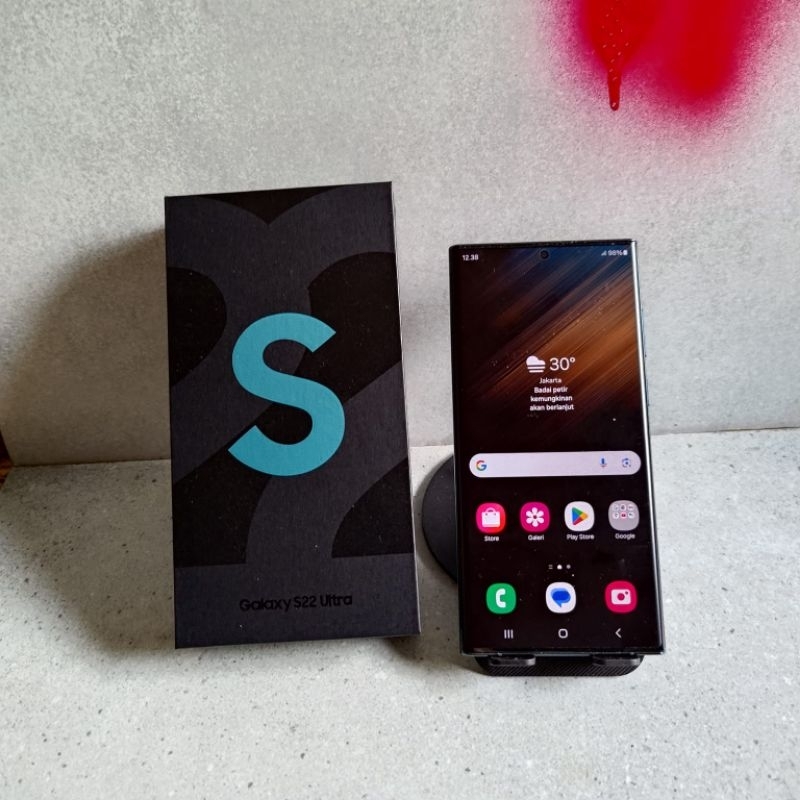 Samsung Galaxy S22 Ultra 12/256 Second Sein Resmi Indonesia Mulus Termurah
