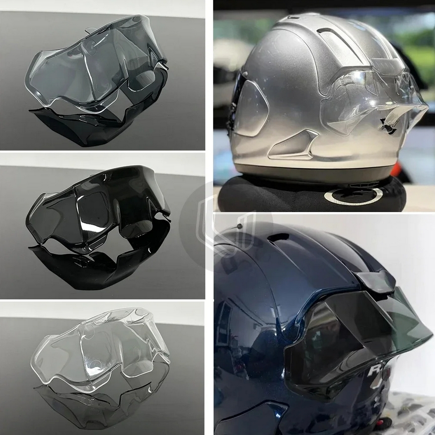 SPOILER HELM ARAI/ TSR | GP PAD ARAI/ TSR | AFTERMARKET | CLEAR SMOKE DARK