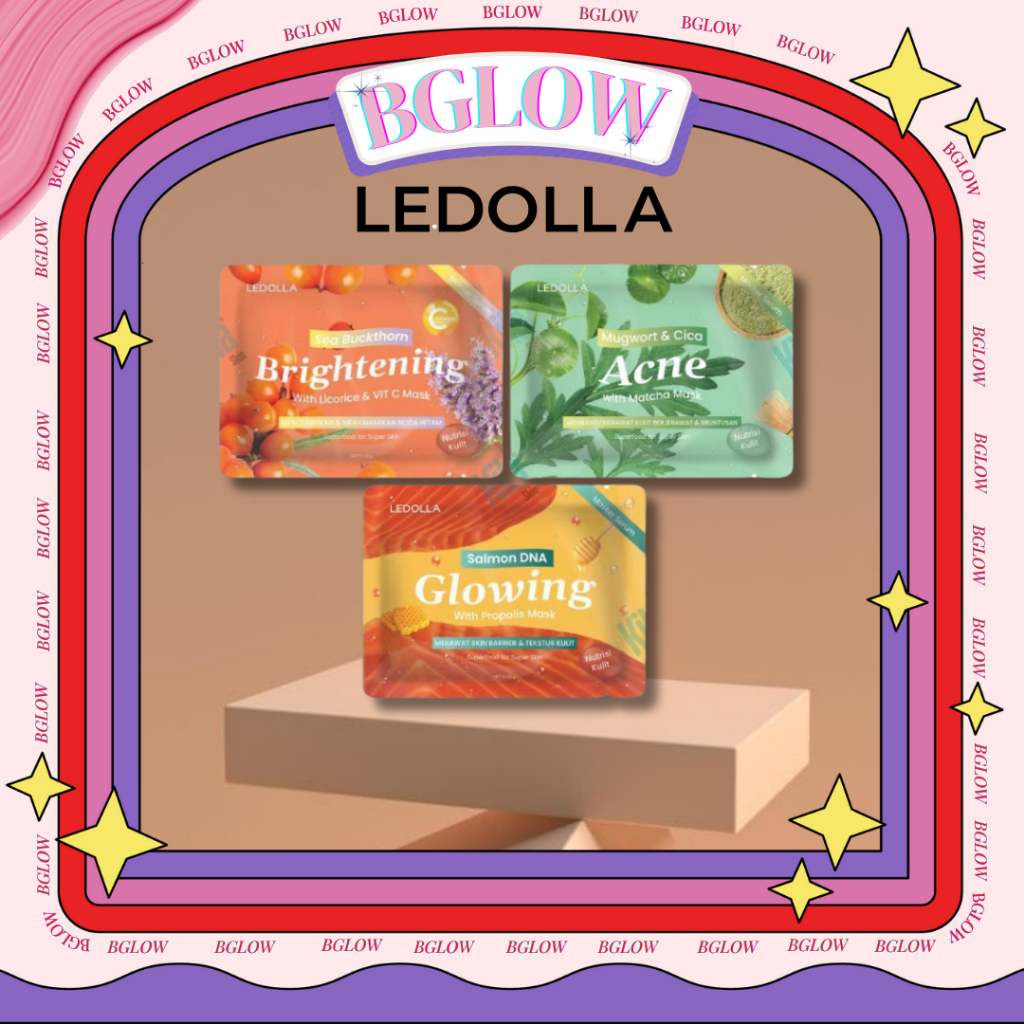 LEDOLLA   Masker Wajah Ledolla / BRIGHTENING / GLOWING / ACNE