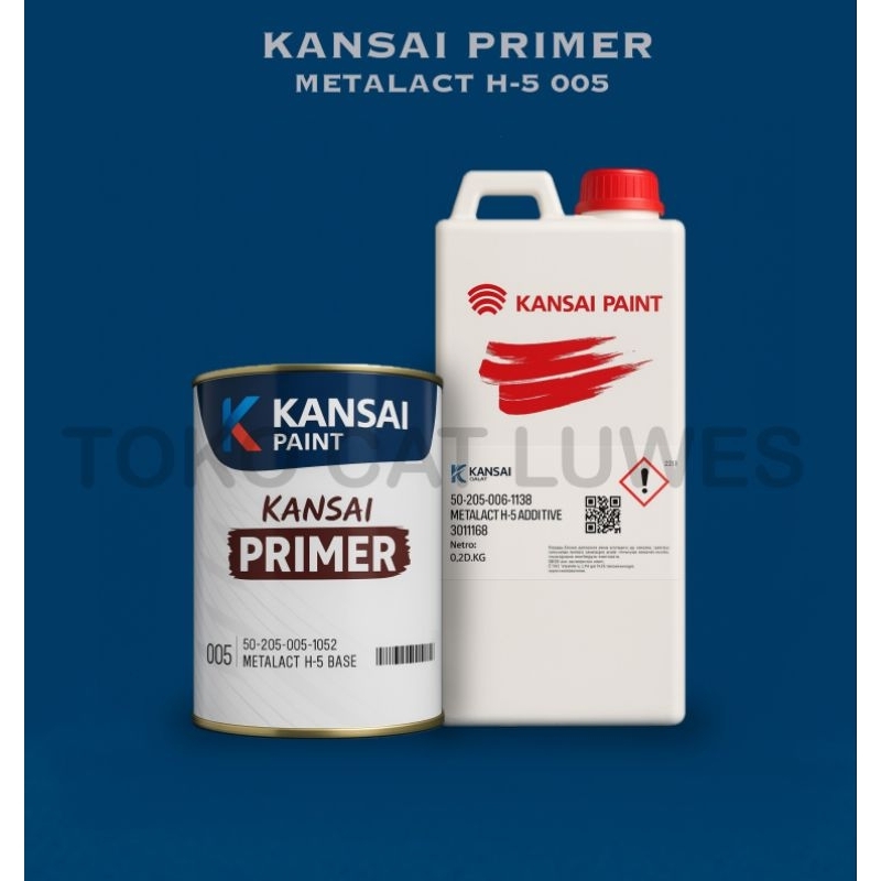 Kansai Primer 1 Kg - Metalact H-5 (Cat dasar Galvanis/ Etching Primer)