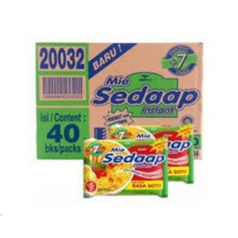 

Mie Sedaap Soto 1 dus karton isi 40