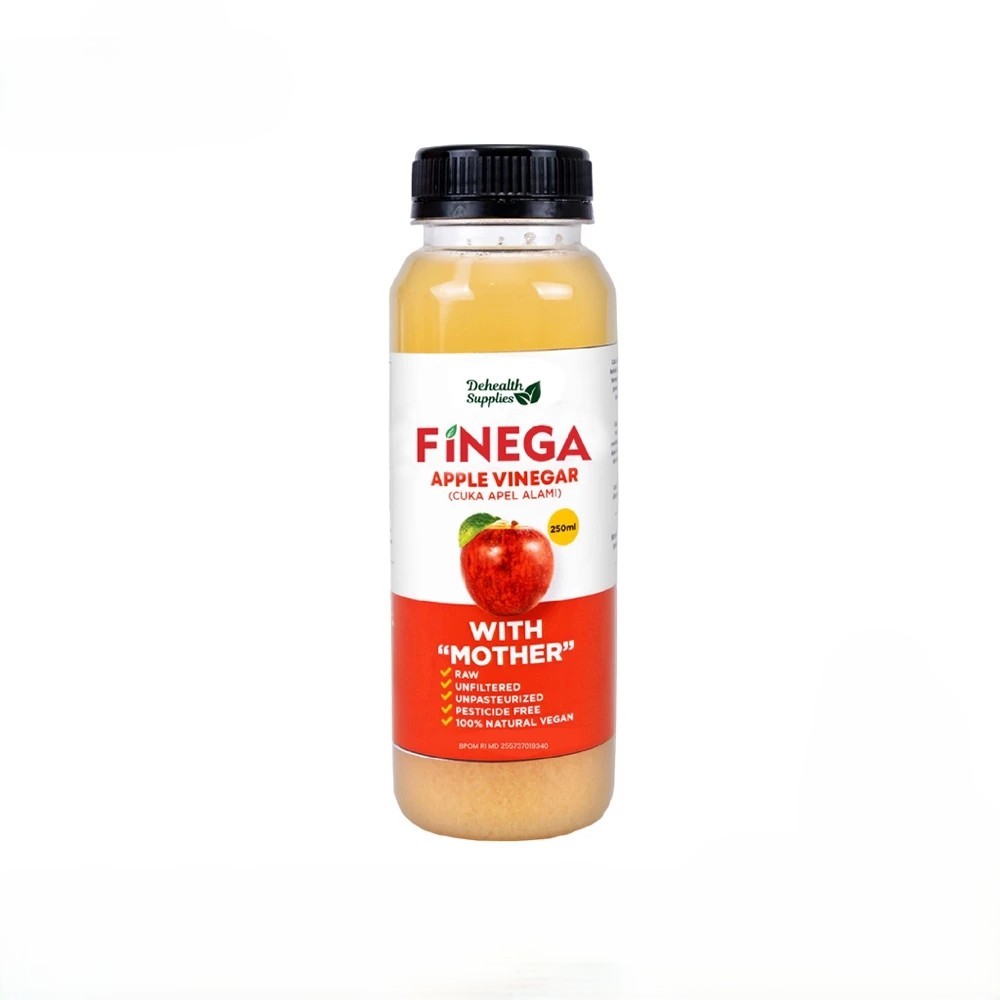 

Finega Apple Vinegar Cuka Apel Alami (250 ml)