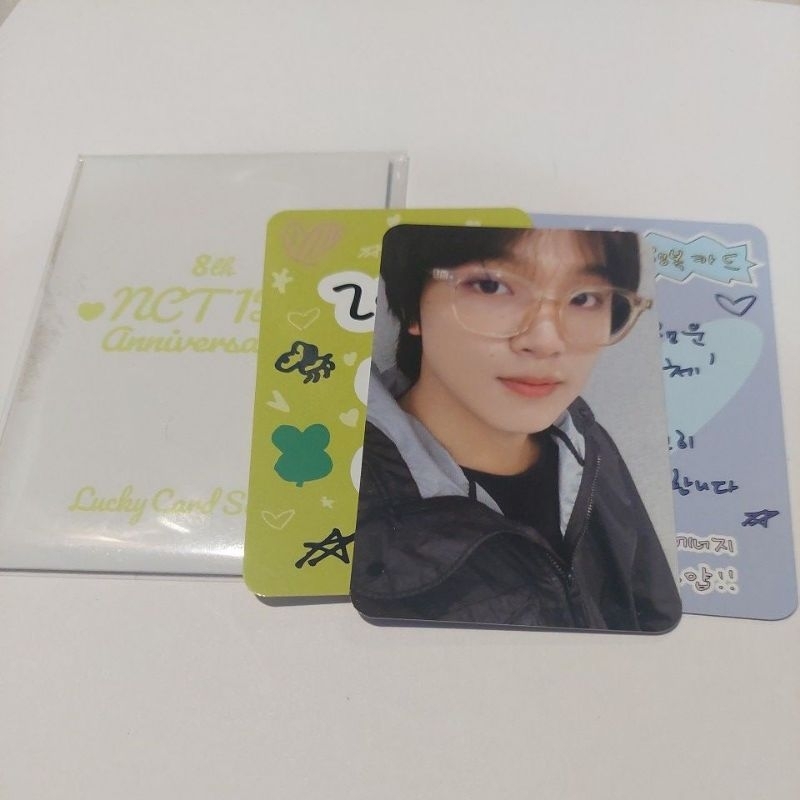 [OFFICIAL] PHOTOCARD HAECHAN NCT 127 SET 8TH ANNIVERSARY LUCKY CARD