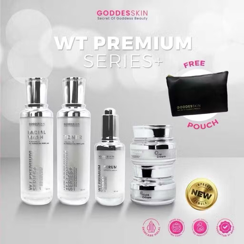Original Goddesskin WT Premium Series 2nd Generation - FACE WASH GODDESSKIN - TONER GODDESSKIN - SER