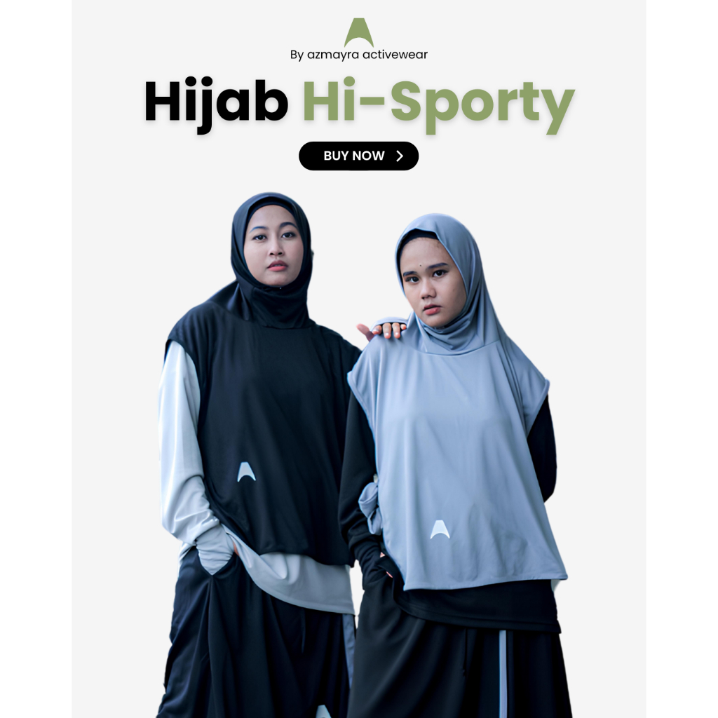 AZMAYRA Hi-Sport / Hijab Olahraga / Azmayra