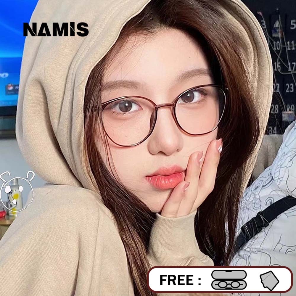 Namis Kacamata Anti Radiasi Blueray Photocromic Normal Pria Wanita Bluecromic Kaca Mata Optik 9531