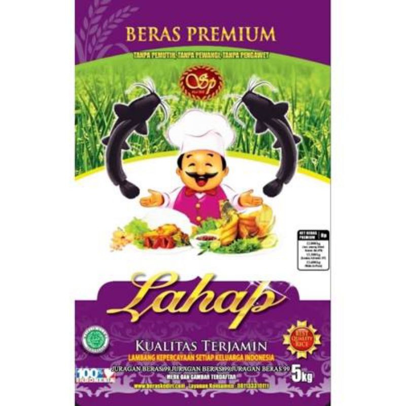 

Beras Premium Lahap Lele 5Kg