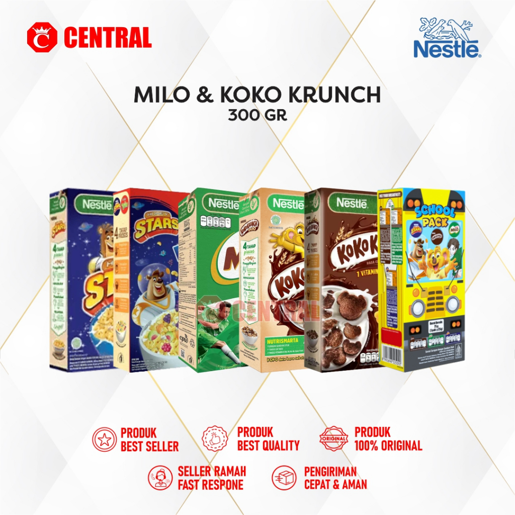 

NESTLE MILO & KOKO KRUNCH ISI 300gr / Centralbandung