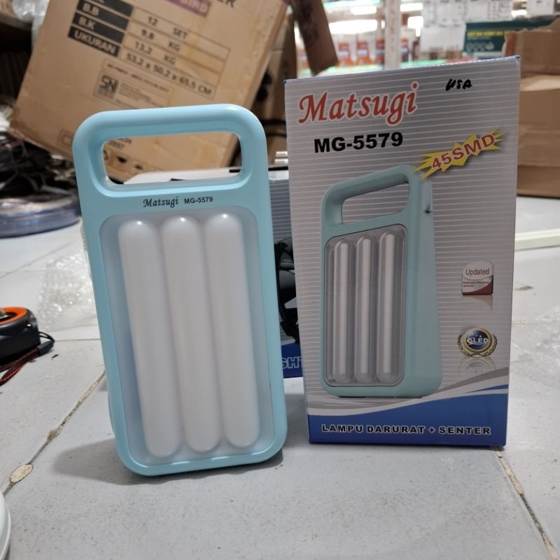 Lampu emergency MATSUGI MG5579 45SMD Dengan senter 3 watt