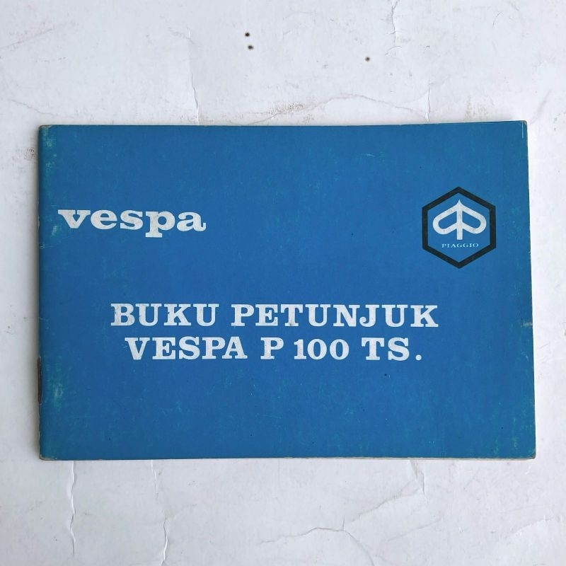 manual book original vespa pts 100