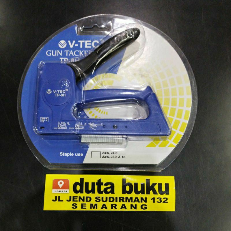 

Alat Gun Tacker Staples / Stapler Tembak V-TEC TP-8H Original