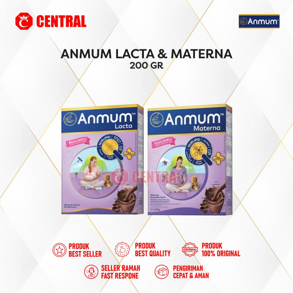 ANMUM EMESA, LACTA & MATERNA 200GR /Centralbandung